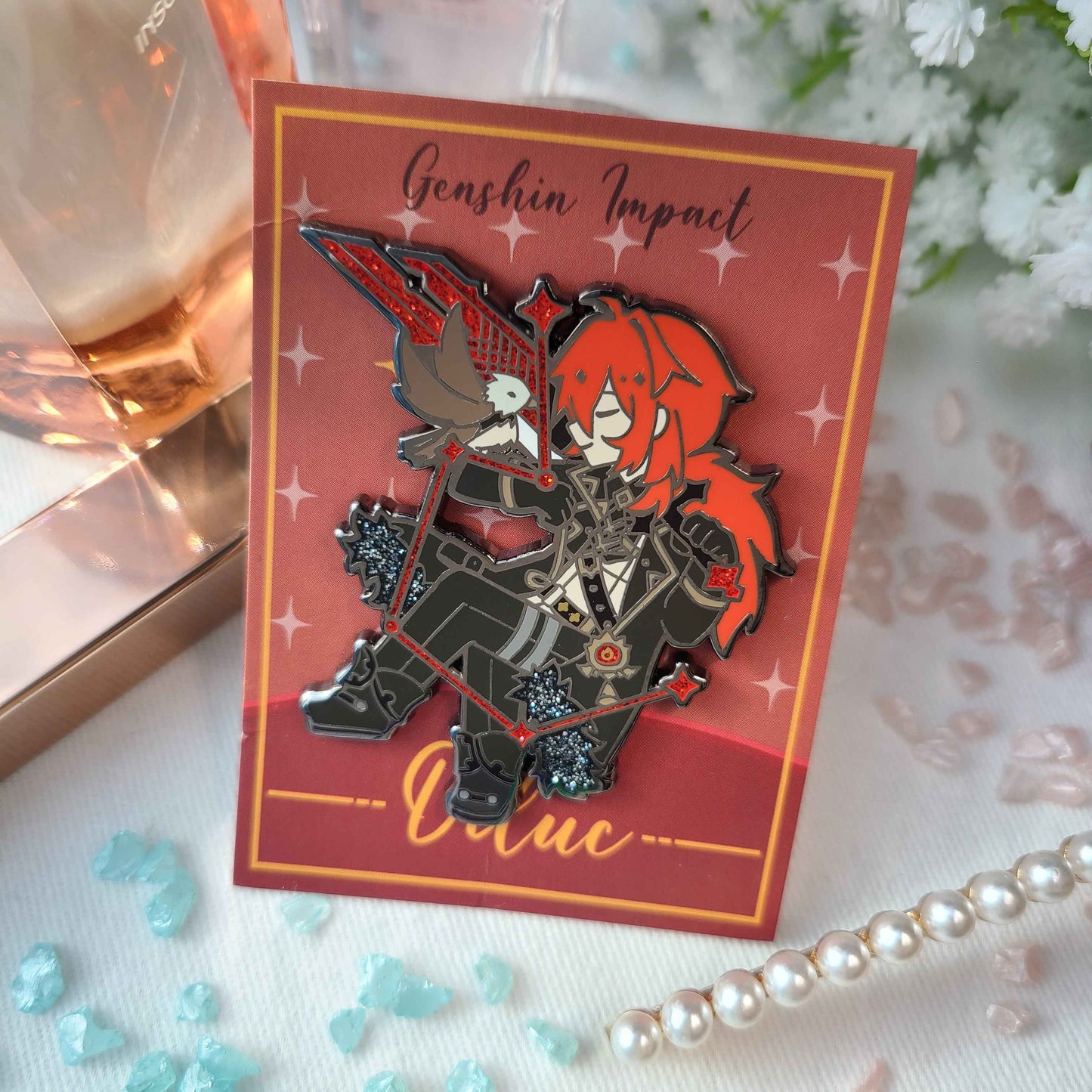 [Genshin Impact] Diluc Constellation Enamel Pin