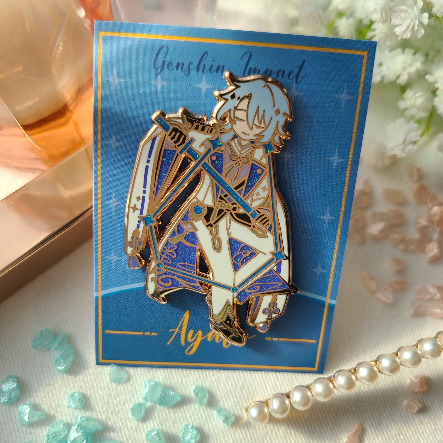 [Genshin Impact] Ayato Constellation Enamel Pin