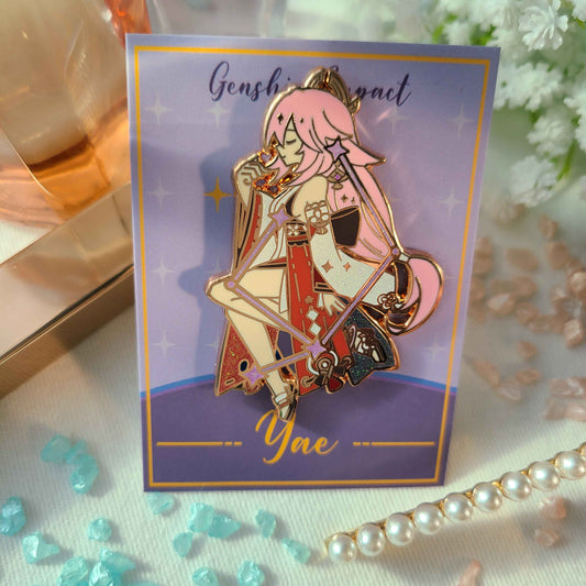 [Genshin Impact] Yae Miko Constellation Enamel Pin