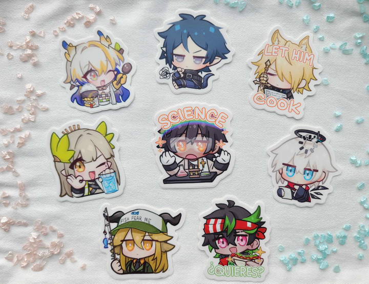 [Arknights] Vinyl Stickers – kitoodles