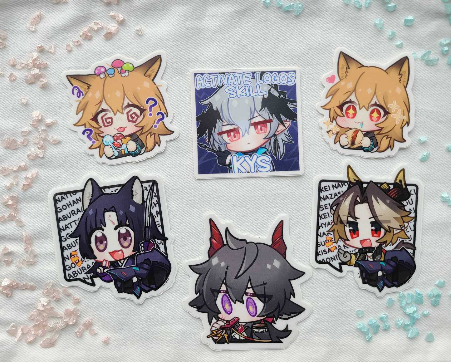 [Arknights] Small Vinyl Stickers