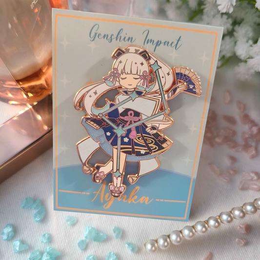 [Genshin Impact] Ayaka Constellation Enamel Pin