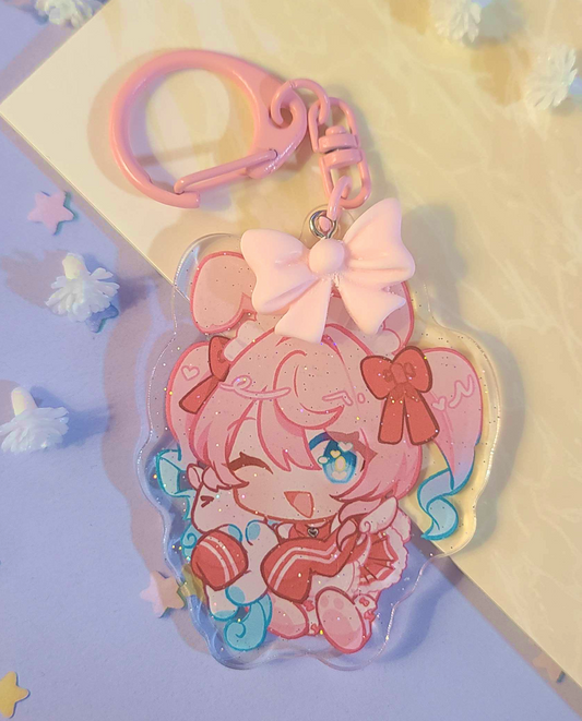 [Honkai: Star Rail] Hyacine Acrylic Charm (Jersey maid Ver.)