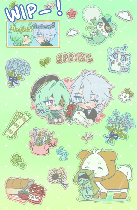 [Phainaxa] Sticker Sheets