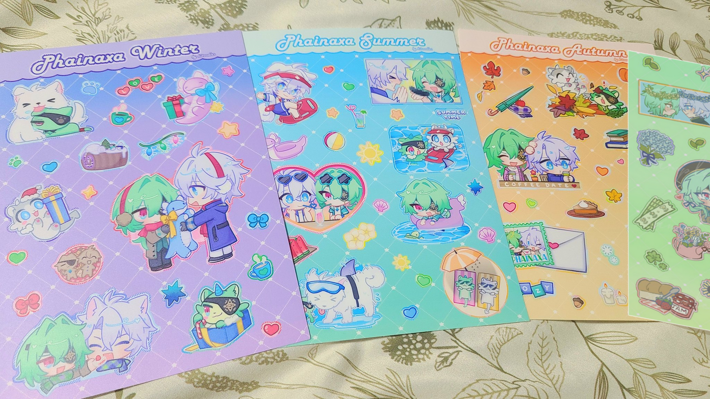 [Phainaxa] Sticker Sheets