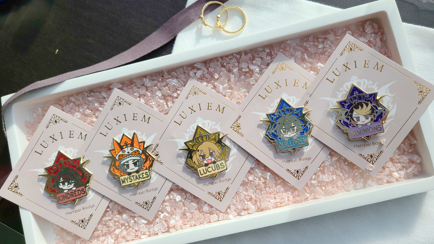 [Nijisanji] Luxiem Enamel Pins