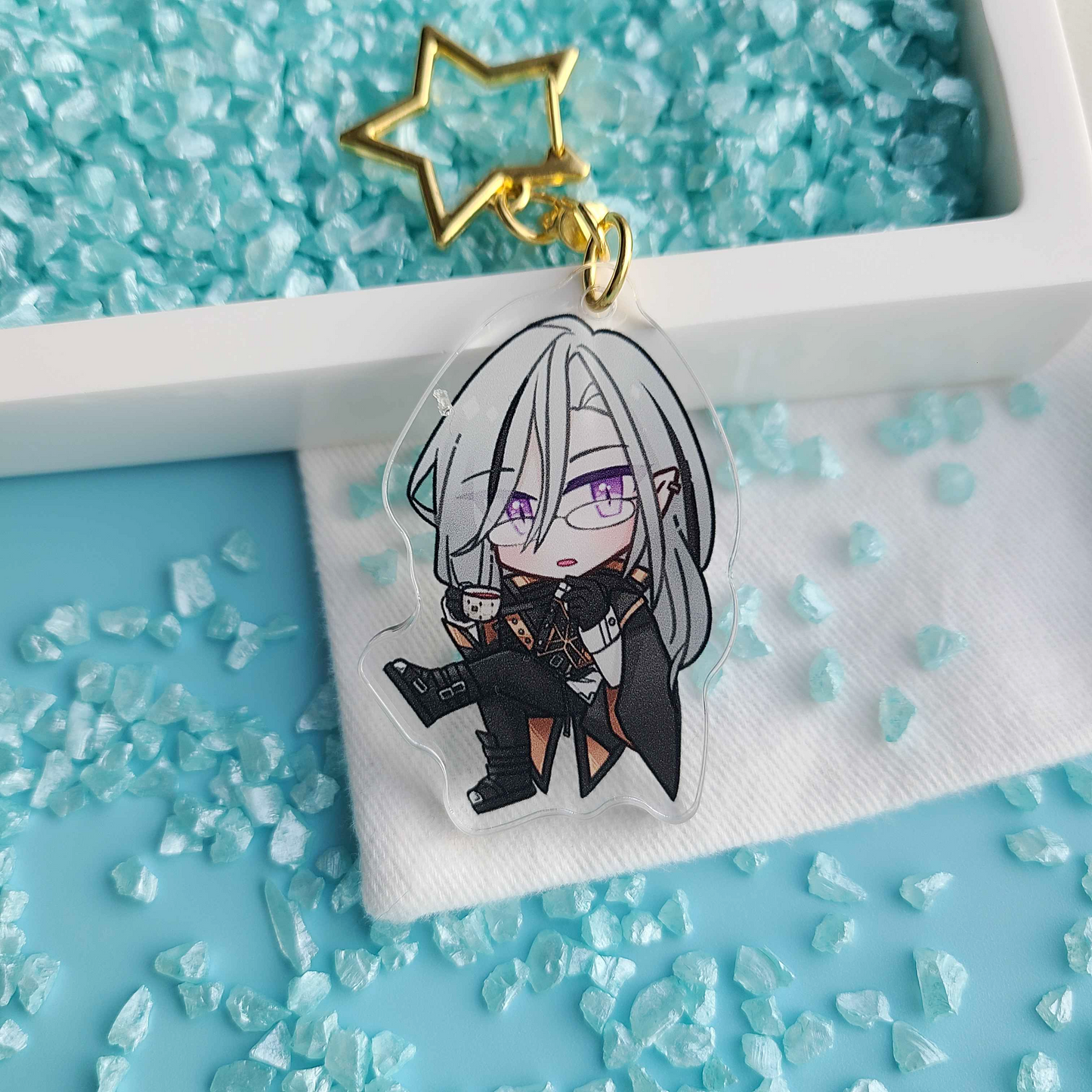 [Holostars] Noir Vesper Acrylic Charm