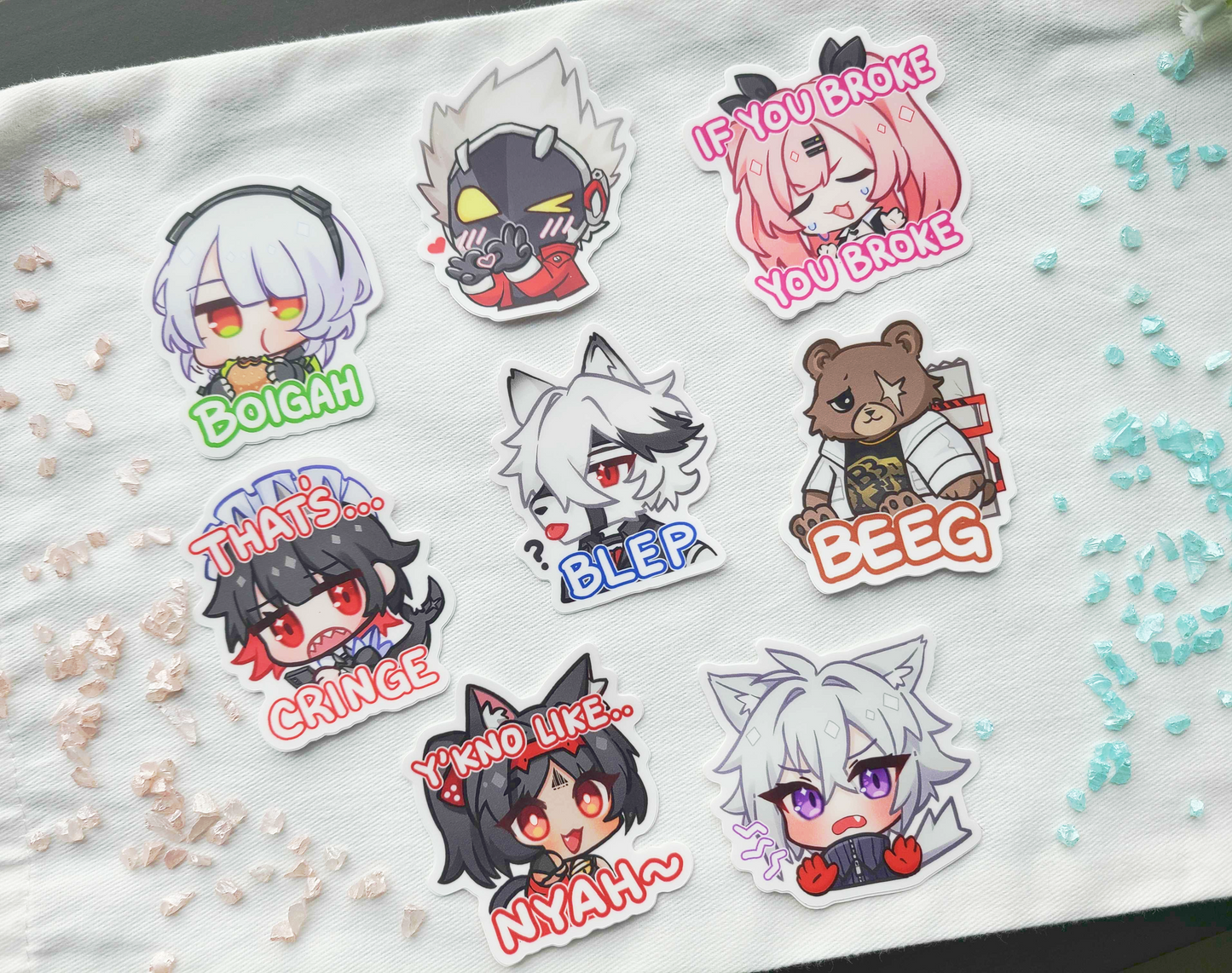 [Zenless Zone Zero] Small Vinyl Stickers