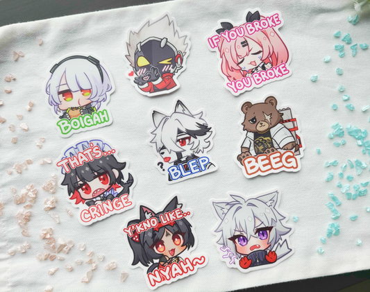 [Zenless Zone Zero] Small Vinyl Stickers